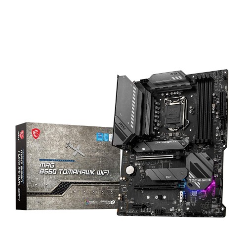 MSI MAG B560 TOMAHAWK WIFI LGA 1200 Intel B560 SATA 6Gb/s Intel Motherboard - MAG B560 TOMAHAWK WIFI